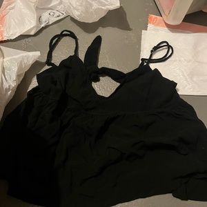 tank w a tie in back tank